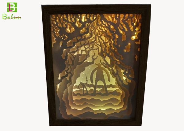 Quality POS Retail Display Props , Cut Out Light Box  Backlit Inside With Changing Color for sale