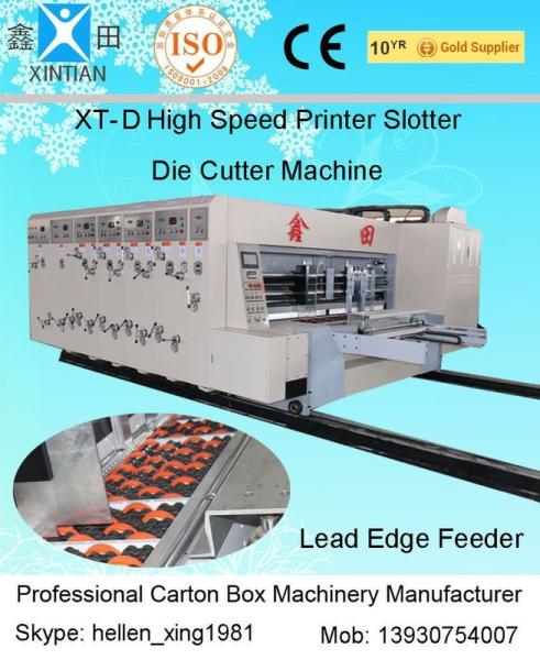Quality Corrugated Box Flexo Printer Slotter Machine / Single Color Flexo Printing Machine for sale