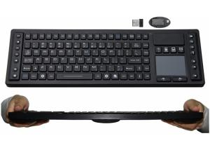 China Wireless Waterproof Keyboard SKB-85-WL With Touchpad Mouse USB Receiver on sale