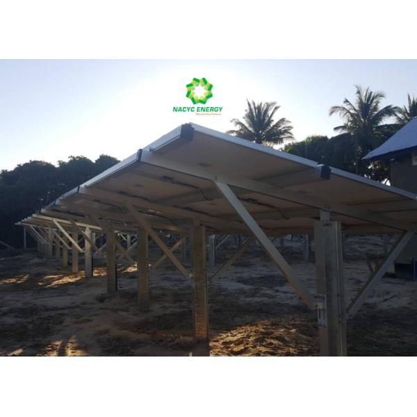 OEM ODM Custom Solar Ground Mount System Reducing Overall Material And Labor Costs