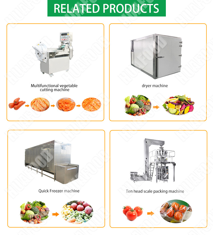 High Speed Potato Processing Machine Food Washer Dryer Machine