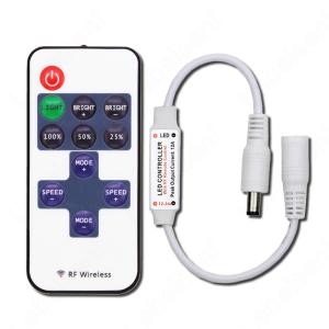 Buy cheap 11 Key RF DC Single Color LED Controller Mini Wireless With Plastic Material product