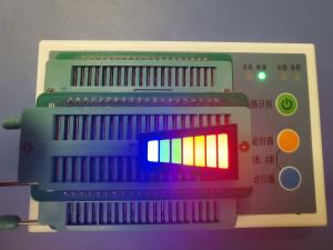 Buy cheap 7 Segment 3.3V 120mcd Common Anode Trapezoid LED Light Bar product
