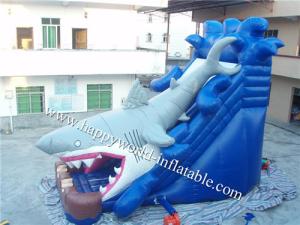 Buy cheap inflatable dry slide , inflatable castle slide , inflatable shark slide product