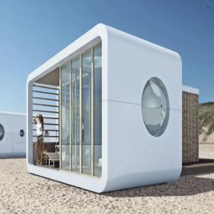 Buy cheap Smart Prefab Modular Home Modern Apple Cabin Mobile Container Home product