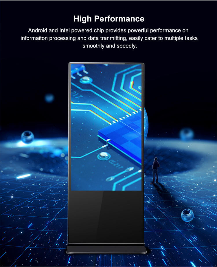 All In One Pc Interactive Touch Panel With Queuing System Self Service Kiosk