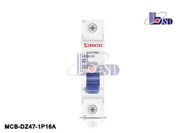Quality 16 Amp 1 Pole Mini Circuit Breaker 50/60 Hz For Light And Power for sale