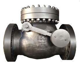 Quality BS / DIN DI / WCB API 6D Full Open 2" ~ 24" Check Valve Swing With Counter - Weight for sale