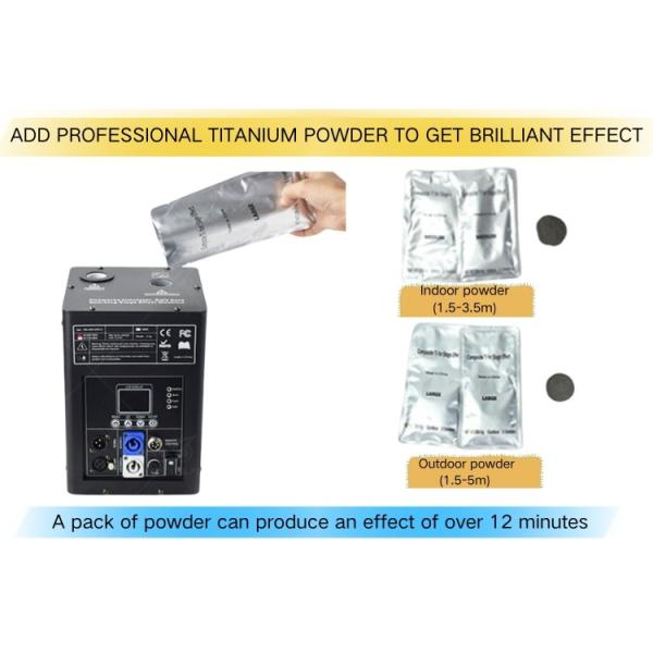 Titanium Powder Electric Spark Machine DMX512 Remote Control