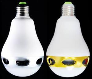 Compatible Light Bulb With Built In Speaker , Music Playing Bluetooth Smart Led Bulb