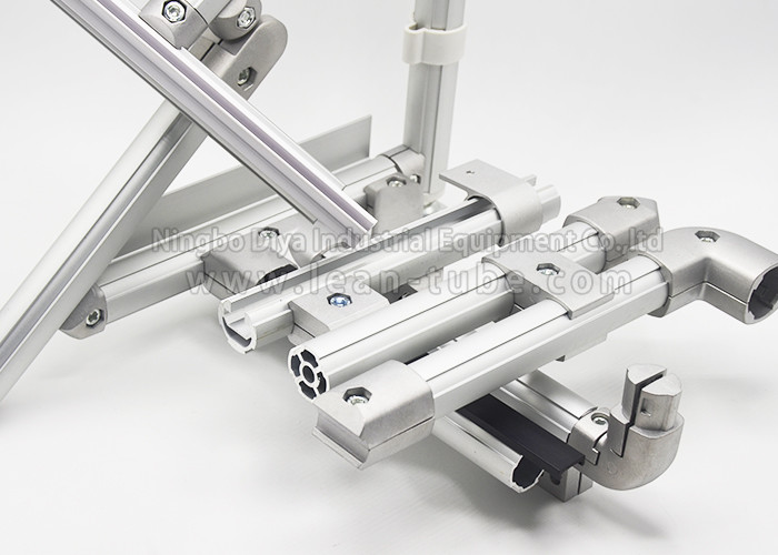 Strengthen Lean Tube Bar Extrusion Pipe With Aluminium Material 4000mm Length