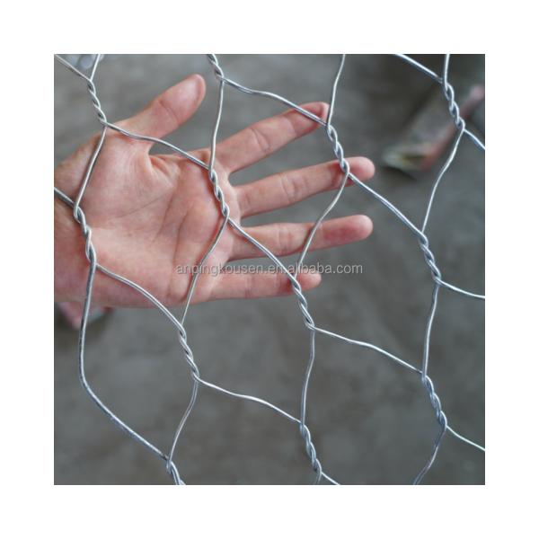 Retaining Wall and River Construction Hexagonal Gabion Box with Galvanized Coating