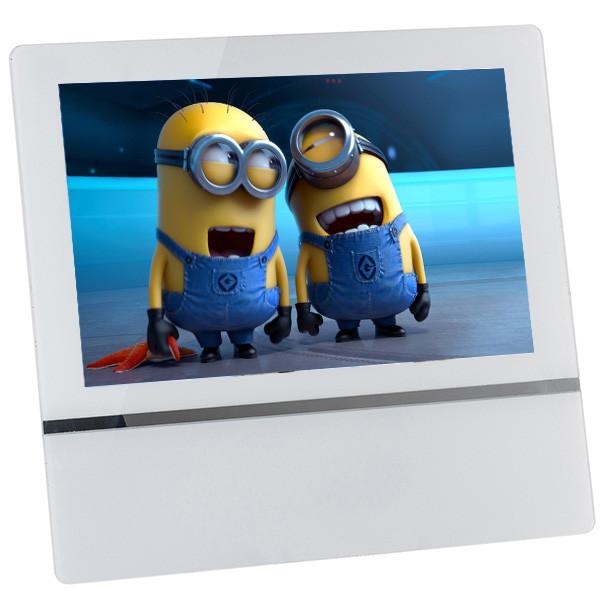 21.5inch White Media Player 1080p High Definition Video Display Screen Android