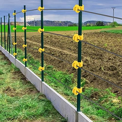 Quality T Post Electric Fence Insulators Fence Wire Standard Snug Fitting Clips Holding Insulator for sale
