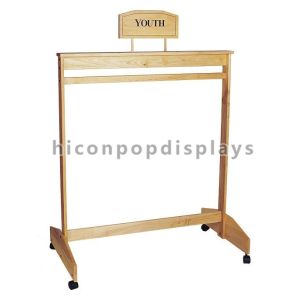 Buy cheap Retail Store Wooden Display Racks Leather Belt Display Stand product