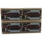 Immersion Gold Double Layer PCB Black Solder Mask ENIG Technics 4mil