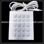 Wireless 20 Stretched Keys 4mm Industrial Numeric Keypad