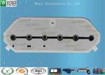 Embossed 0.125mm Glossy Polyester Membrane Switch Overlay With Serial Number And