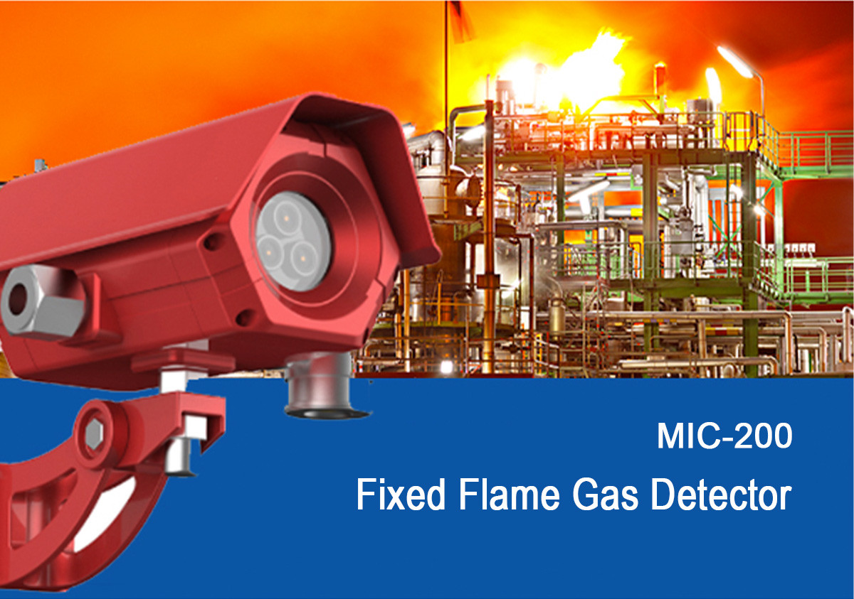 Mic-200 Flammable Open Path Infrared Gas Detector Co2 Emission Spectrum 4.4 µM