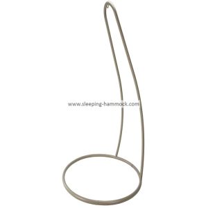 Buy cheap Small Indoor Single Swing Metal Hammock Chair Stand Taupe , Hanging Chair Stand product