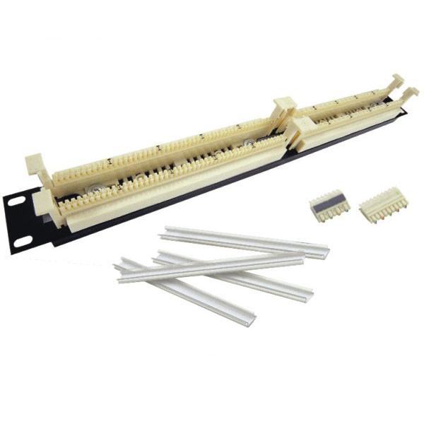 Network 110 Terminal Block 19" 1U 110 Cross Connect Distribution Frame
