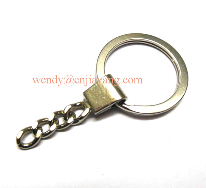 jiayang cat shape flower shape fish shape split keyring and snap hook with key ring
