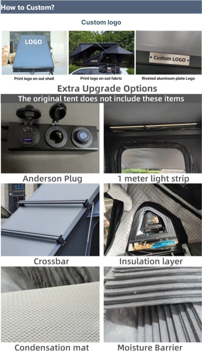 Overland 4X4 RTT Z Rooftop Tent With 320G Polyester Cotton 2.3m Telescopic Ladder
