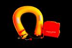 Hand throw Water Rescue Device Line Throw Inflatable Lifering