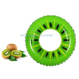 Quality Customized Colorful Fruit artwork Inflatable Swimming Ring for sale