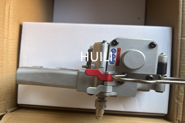 Handheld pneumatic strapping machine for 13-19mm PP and PET strap with strapping tools