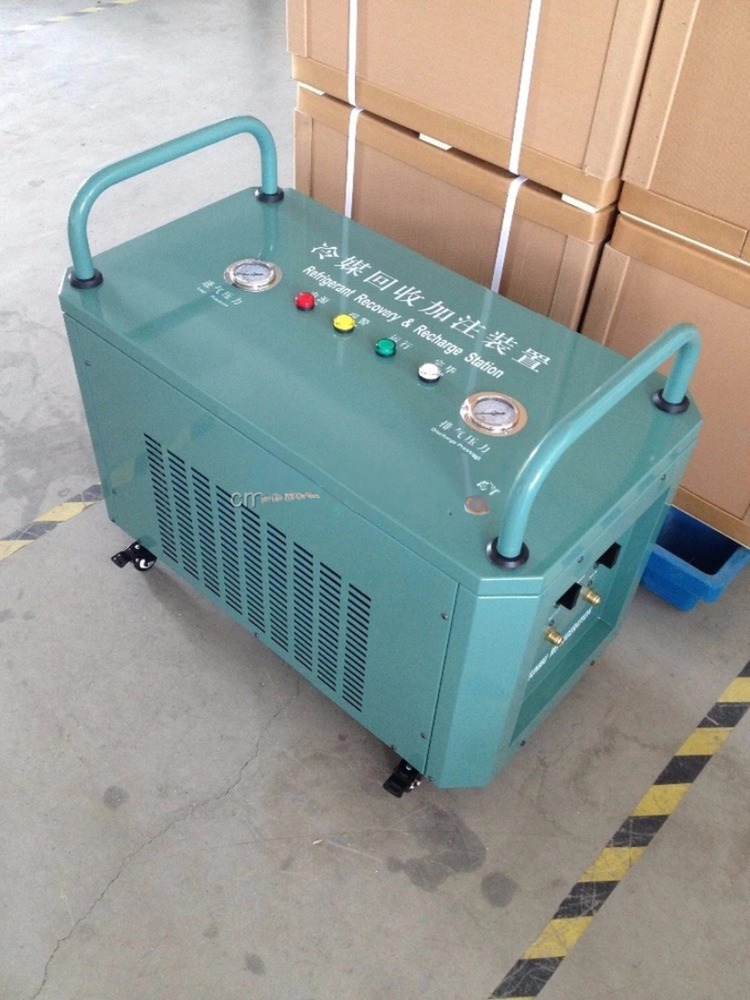 380V R134A Refrigerant Gas Recovery Unit With 3 HP Oil-Less Compressor