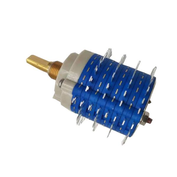 Quality Multi Sections 38mm 24 Position Rotary 500V Continuous Rotary Switch for sale