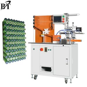 Cylindrical Cell Battery Labeling Machine With Hopper Feed 4500-5000pcs/H