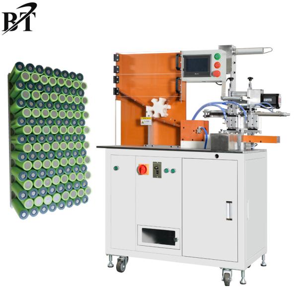 Quality Cylindrical Cell Battery Labeling Machine With Hopper Feed 4500-5000pcs/H for sale
