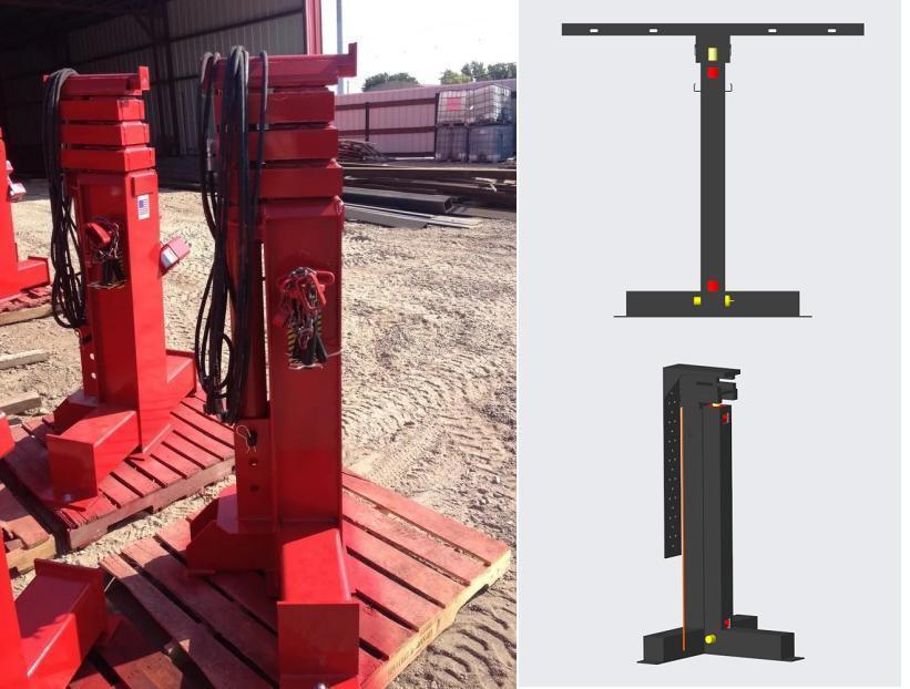 Cheap Price Simple Piston Type Hydraulic Lifting Jack System for Lift Tank Grain Silo Tank Jacking System