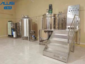China 3000rpm Liquid Detergent Shampoo Production Line Filling Screw Capping Bottle Labeling Machine on sale