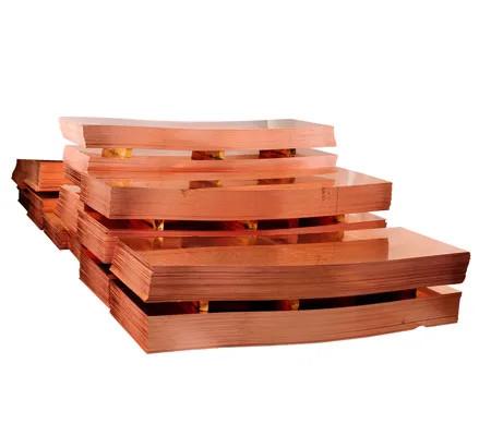 Quality Tisco 99.9% Copper Sheet 5mm 8mm 20mm ISO T1 T2 T3 TU1 O-H112 for sale