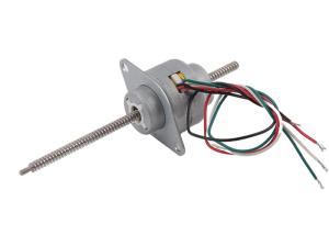 Low Noise Linear Stepper Motor High Thrust 25mm With Through Shaft