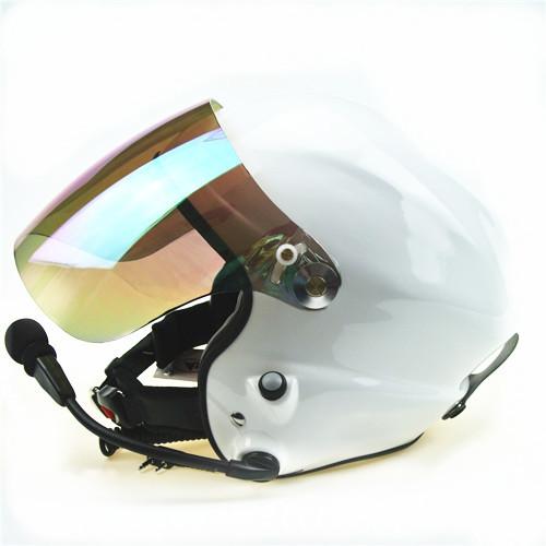 Quality Double side PTT Paramotort helmet GD-G white clour will full  Noise cancel headset made in china for sale
