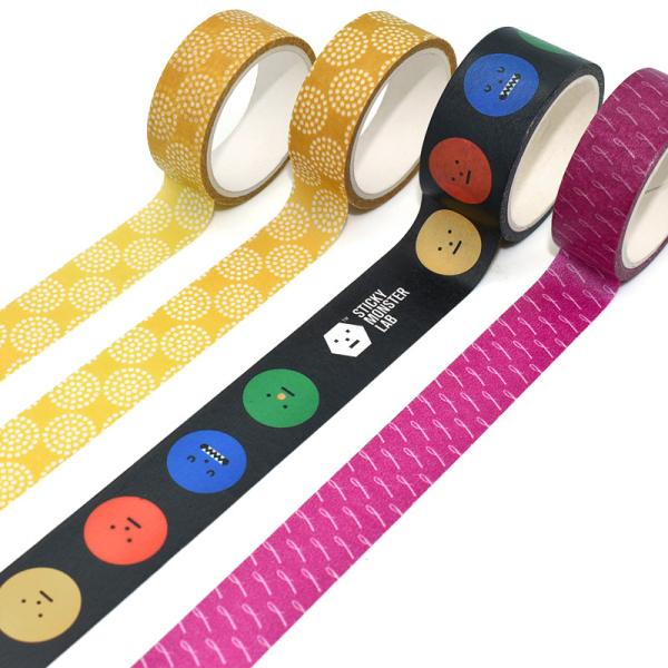 Quality Custom Cartoon Design Bullet Journal Color Printed Washi Paper Masking Tape Japanese Washi Masking Tape for sale