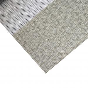 China 100% Polyester Blackout Combi Blind Soft Fabric For Window Duo Roller Blinds on sale