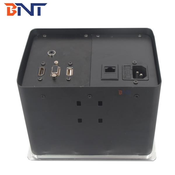 Conference solution drawing silver aluminum alloy desk power socket outlet