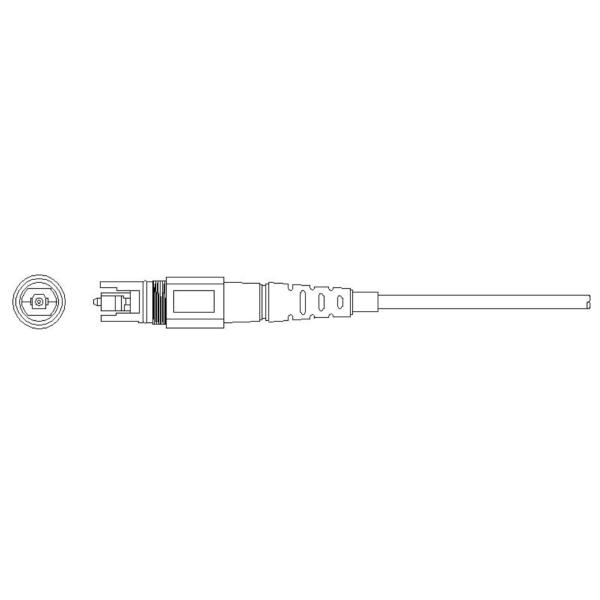 1 Strand HDPE SC APC Horizontal Drop Cable G657A2 50m 100m
