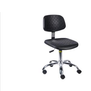 China School Computer PU Anti Static Lab Chair Adjustable PU Foam With Wheels on sale