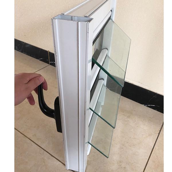 Quality Functional Blind Shutter Louver Glass Window With Simplicity Material for sale