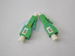 3dB SM LC / APC Fiber Optic Attenuator Attenuating Material - Ion Doped Fiber