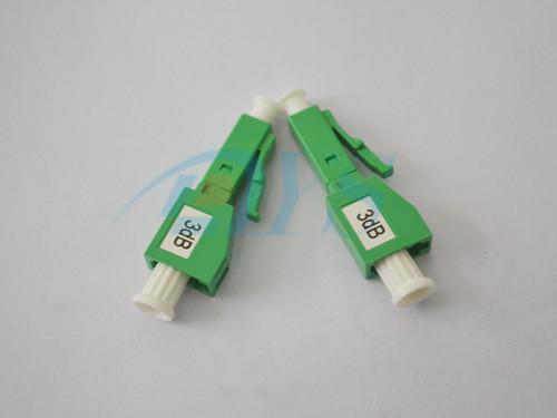 Quality 3dB SM LC / APC Fiber Optic Attenuator Attenuating Material - Ion Doped Fiber for sale