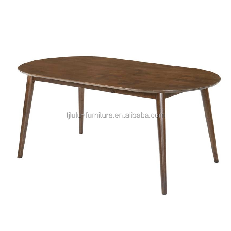 Professional Wooden Dinning Table Sets with Multiple Functions Solid Wood Material 90*180cm Siz