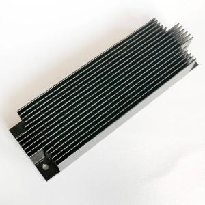 Anodized Extruded Aluminum Heatsink Alloy Black 6063 T5