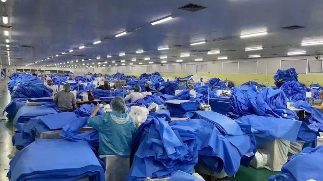 Wholesale Disposable Visit Gown AAMI Level3 Breathable Isolation Gown